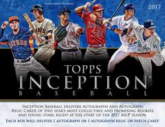 2017 Topps Inception Baseball Hobby Box